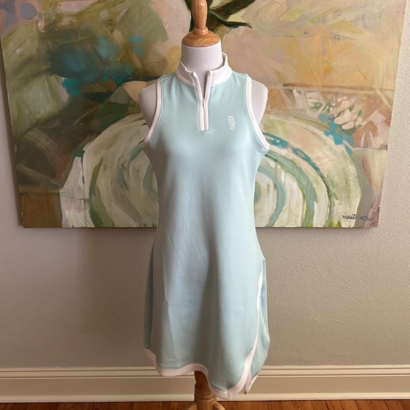 Tail Dresses & Skirts - Tail Active dress with white trim MEDIUM seahorse logo Pickleball tennis golf